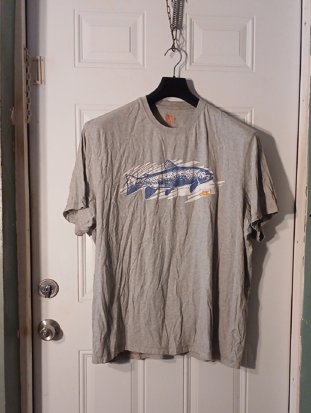 Northwest Men's Gray Graphic Fish T-Shirt